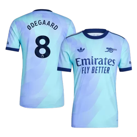 Arsenal ØDEGAARD #8 Third Away Soccer Jersey Authentic 2024/25 - gojersey