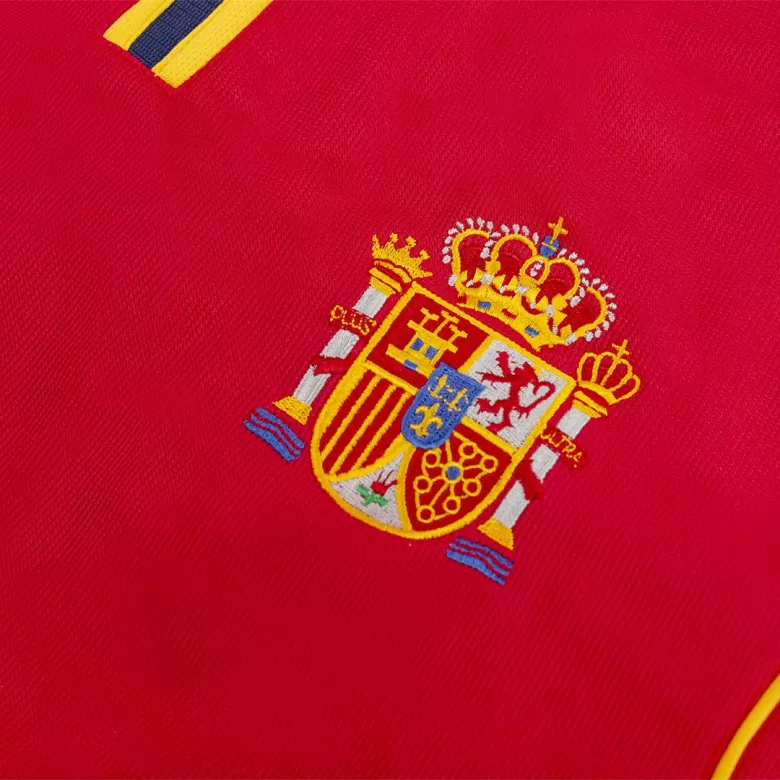 Spain Home Soccer Jersey Retro 2000 - gojersey