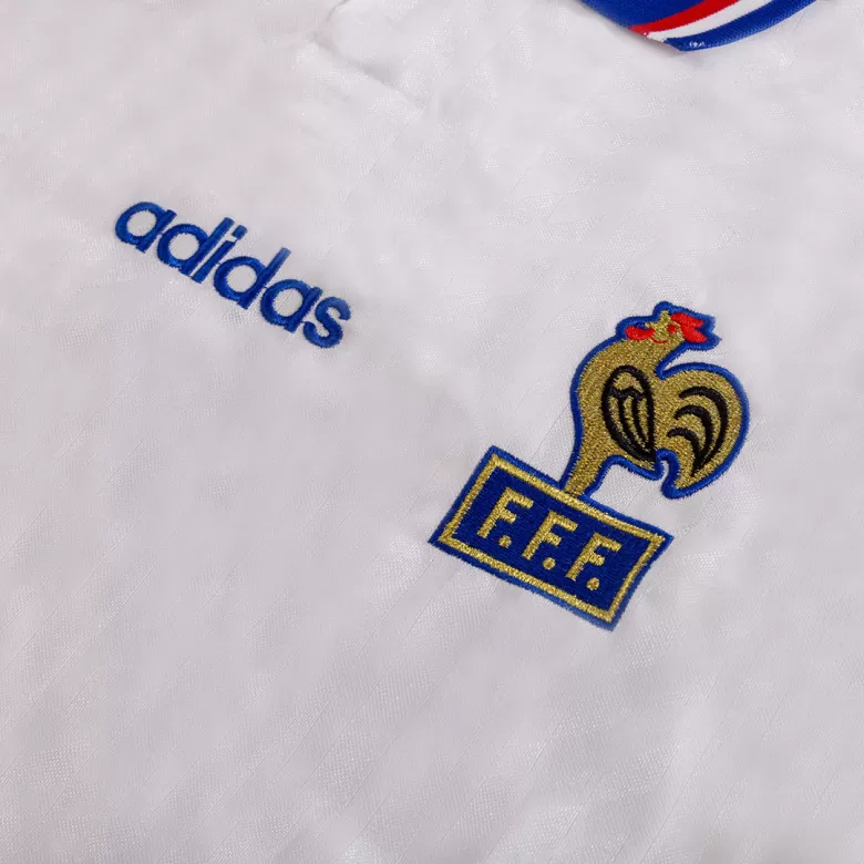 France Away Soccer Jersey Retro 1994 - gojersey