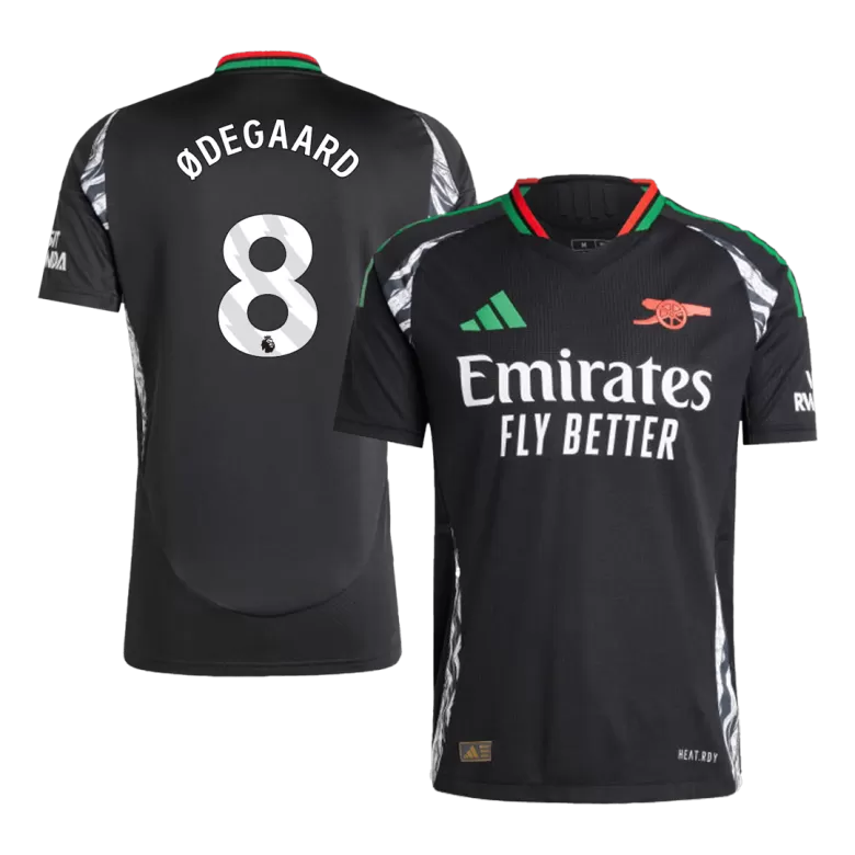 Arsenal ØDEGAARD #8 Away Soccer Jersey Authentic 2024/25 - gojersey