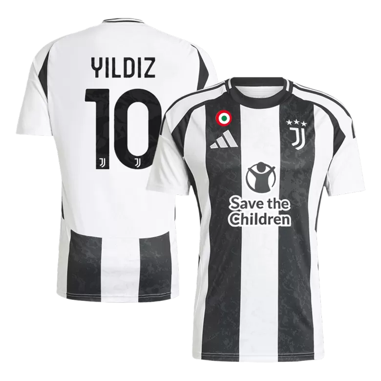 Juventus YILDIZ #10 Home Soccer Jersey 2024/25 - Save The Children Sponsor  - gojersey