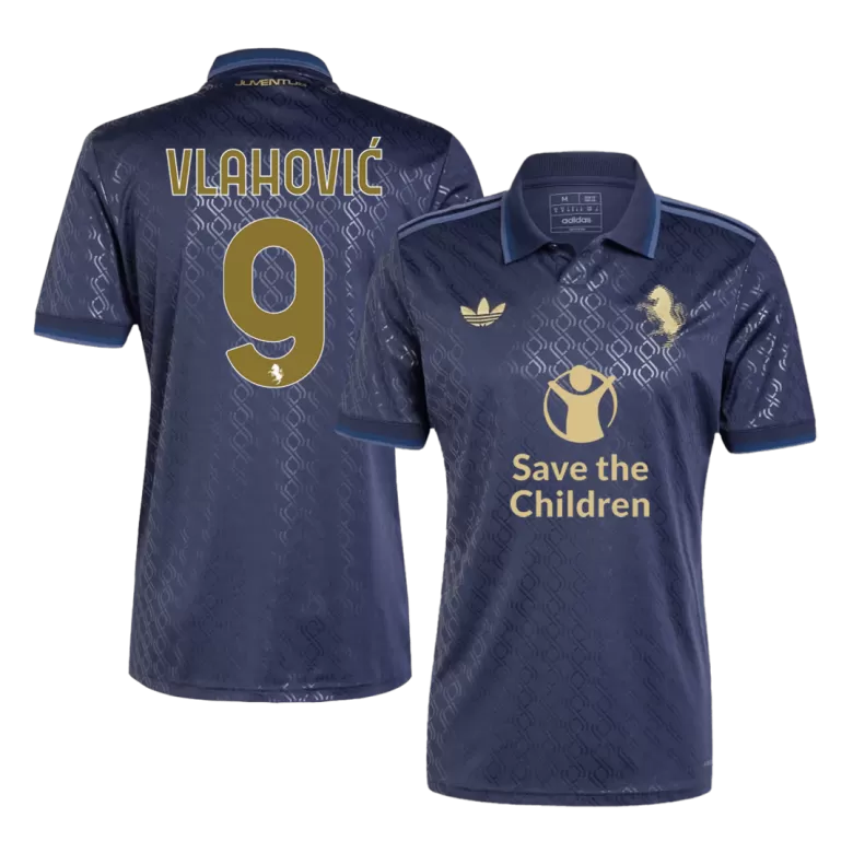 Juventus VLAHOVIĆ #9 Third Away Soccer Jersey 2024/25 - Save The Children Sponsor  - gojersey