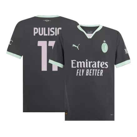 AC Milan PULISIC #11 Third Away Soccer Jersey 2024/25 - gojersey