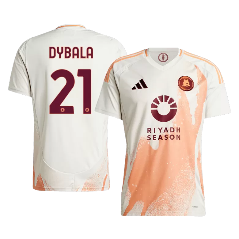 Roma DYBALA #21 Away Soccer Jersey 2024/25 - gojersey