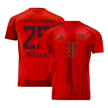 Bayern Munich MÜLLER #25 Home Soccer Jersey 2024/25 - gojersey