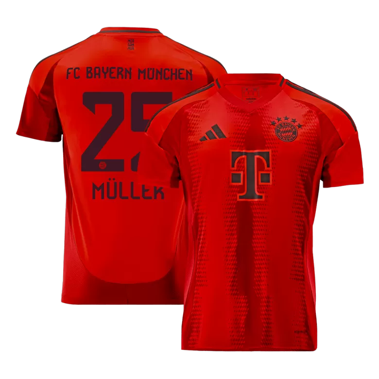 Bayern Munich MÜLLER #25 Home Soccer Jersey 2024/25 - gojersey