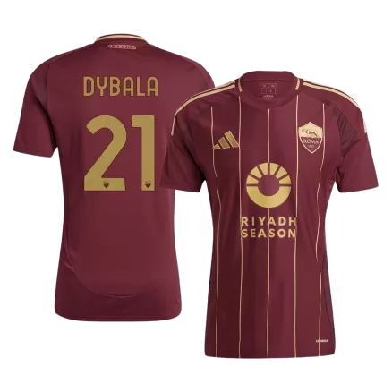 Roma DYBALA #21 Home Soccer Jersey 2024/25 - gojersey