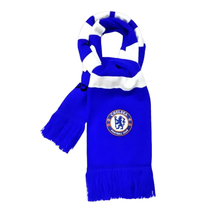 Chelsea Soccer knitting Scarf Blue&White - gojersey