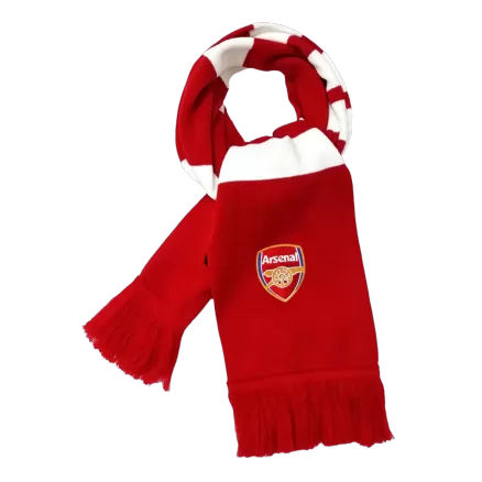 Arsenal Soccer knitting Scarf Red&White - gojersey