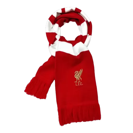 Liverpool Soccer knitting Scarf Red&White - gojersey