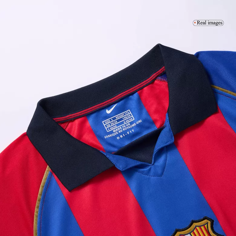 Barcelona Home Soccer Jersey Retro 2001/02 - gojersey