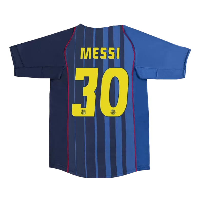 Barcelona MESSI #30 Away Soccer Jersey Retro 2004/05 - gojersey