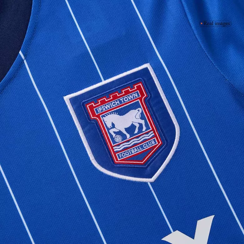 Ipswich Town Home Soccer Jersey 2024/25 - gojersey