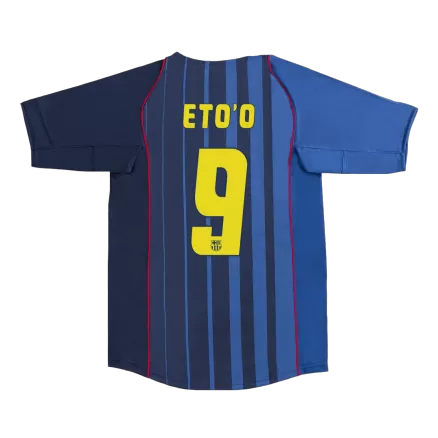 Barcelona ETO'O #9 Away Soccer Jersey Retro 2004/05 - gojersey