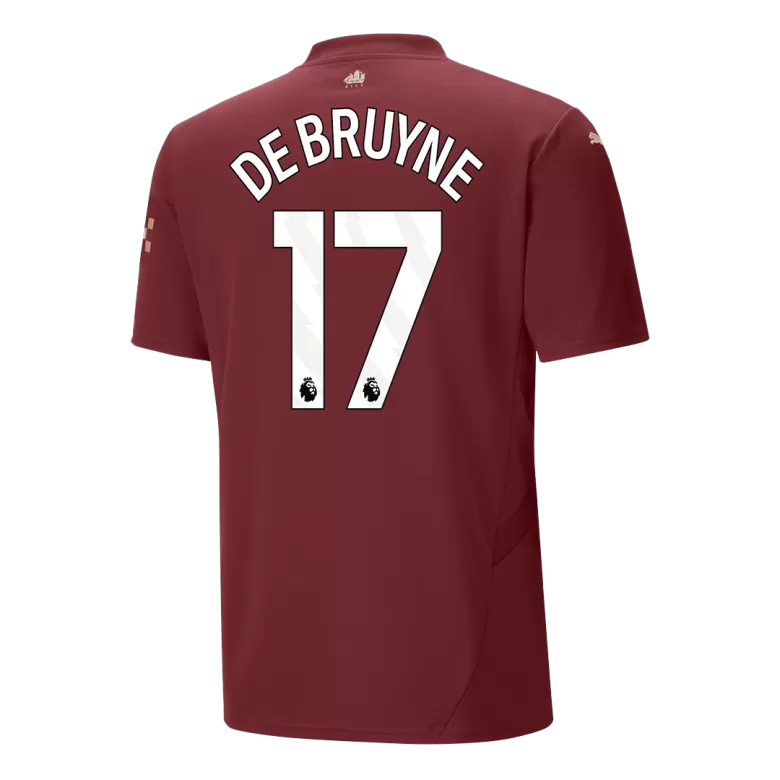 Manchester City DE BRUYNE #17 Third Away Soccer Jersey 2024/25 - gojersey