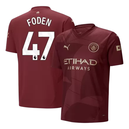 Manchester City FODEN #47 Third Away Soccer Jersey 2024/25 - gojersey