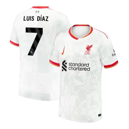 Liverpool LUIS DÍAZ #7 Third Away Soccer Jersey 2024/25 - gojersey