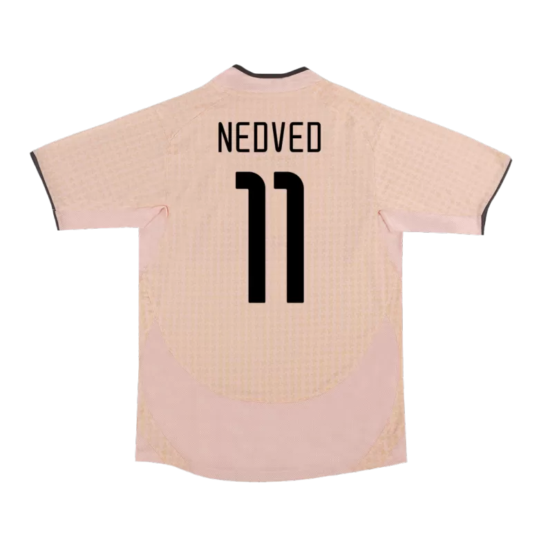 Juventus NEDVED #11 Away Soccer Jersey Retro 2003/04 - gojersey