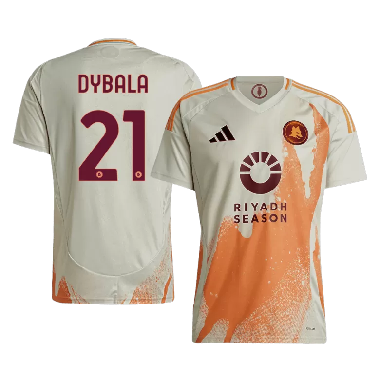 Roma DYBALA #21 Away Soccer Jersey 2024/25 - gojersey