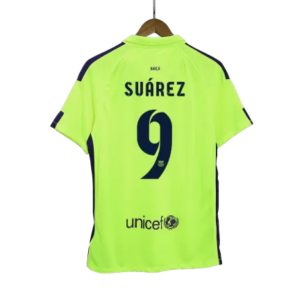 Barcelona SUÁREZ #9 Third Away Soccer Jersey Retro 2014/15 - gojersey