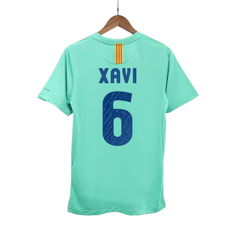 Barcelona XAVI #6 Away Soccer Jersey Retro 2010/11 - gojersey