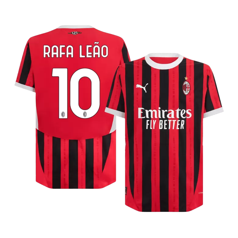 AC Milan RAFA LEÃO #10 Home Jersey Authentic 2024/25 - gojersey