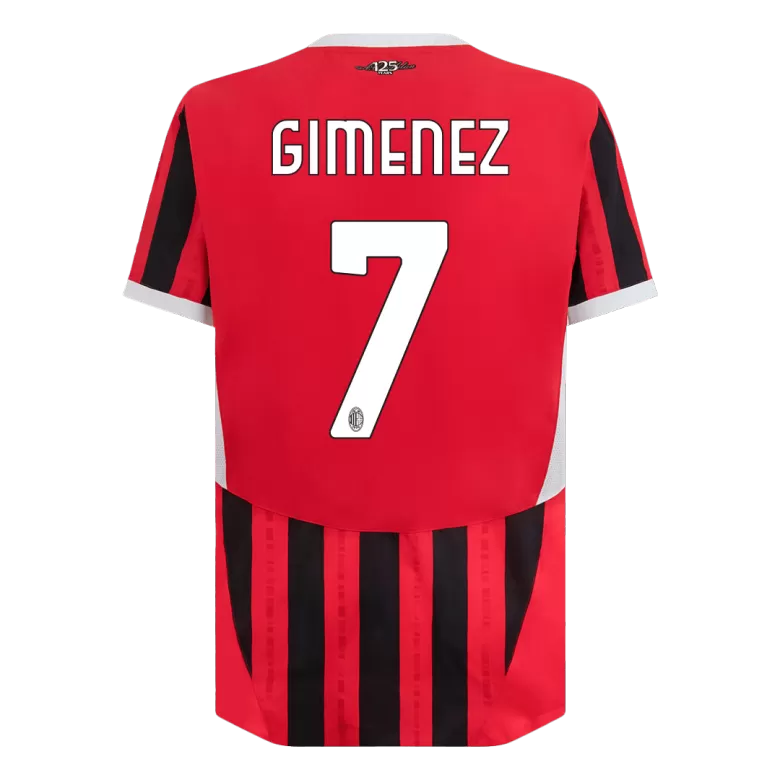 AC Milan GIMENEZ #7 Home Soccer Jersey Authentic 2024/25 - gojersey