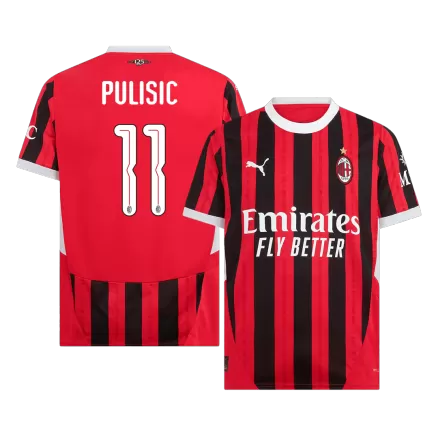 AC Milan PULISIC #11 Home Jersey 2024/25 - UCL Edition - gojersey