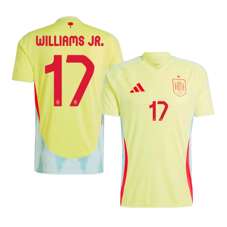 Spain WILLIAMS JR. #17 Away Jersey EURO 2024 - gojersey