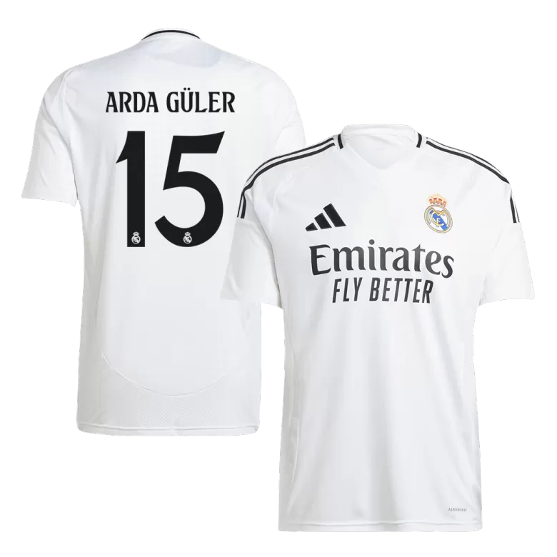 Real Madrid ARDA GÜLER #15 Home Jersey 2024/25 - gojersey