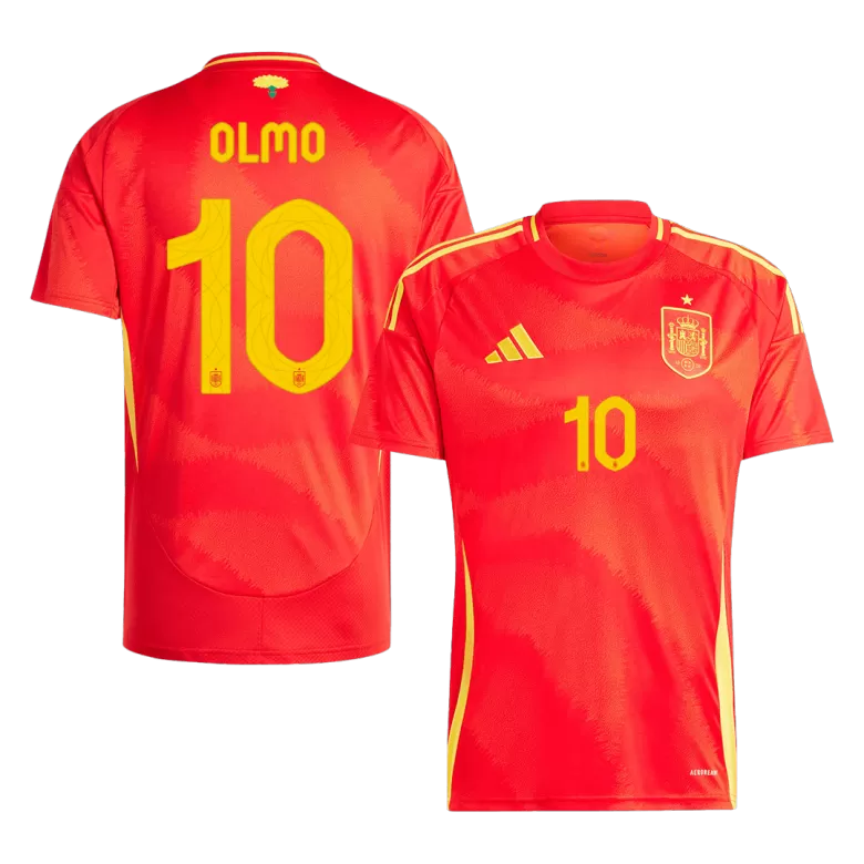 Spain OLMO #10 Home Jersey EURO 2024 - gojersey