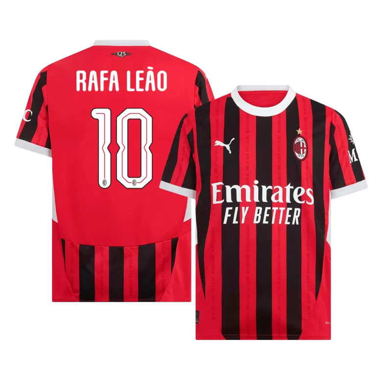 AC Milan RAFA LEÃO #10 Home Jersey 2024/25 - UCL Edition - gojersey