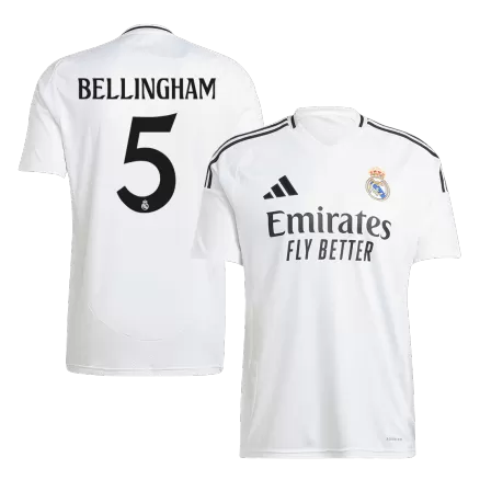 Real Madrid BELLINGHAM #5 Home Jersey 2024/25 - gojersey