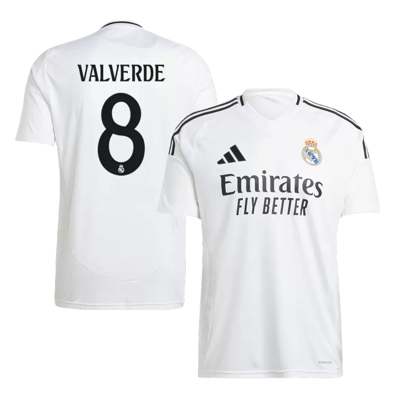 Real Madrid VALVERDE #8 Home Jersey 2024/25 - gojersey