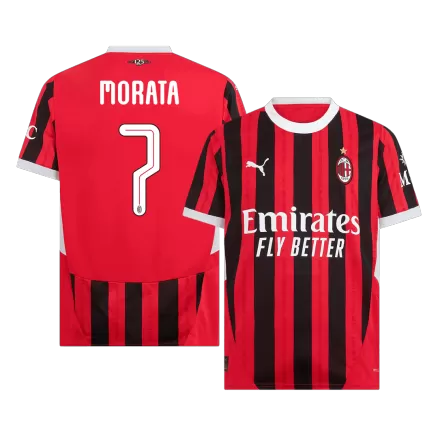 AC Milan MORATA #7 Home Jersey 2024/25 - UCL Edition - gojersey