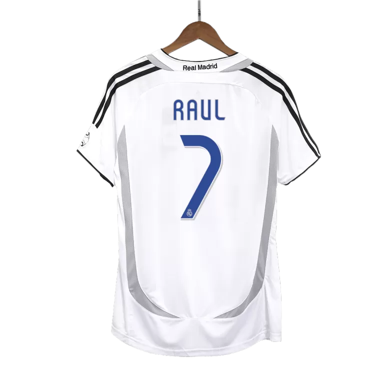 Real Madrid RAUL #7 Home Soccer Jersey Retro 2006/07 - gojersey