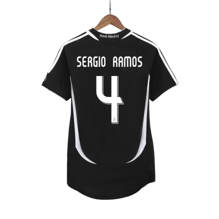 Real Madrid SERGIO RAMOS #4 Away Soccer Jersey Retro 2006/07 - gojersey