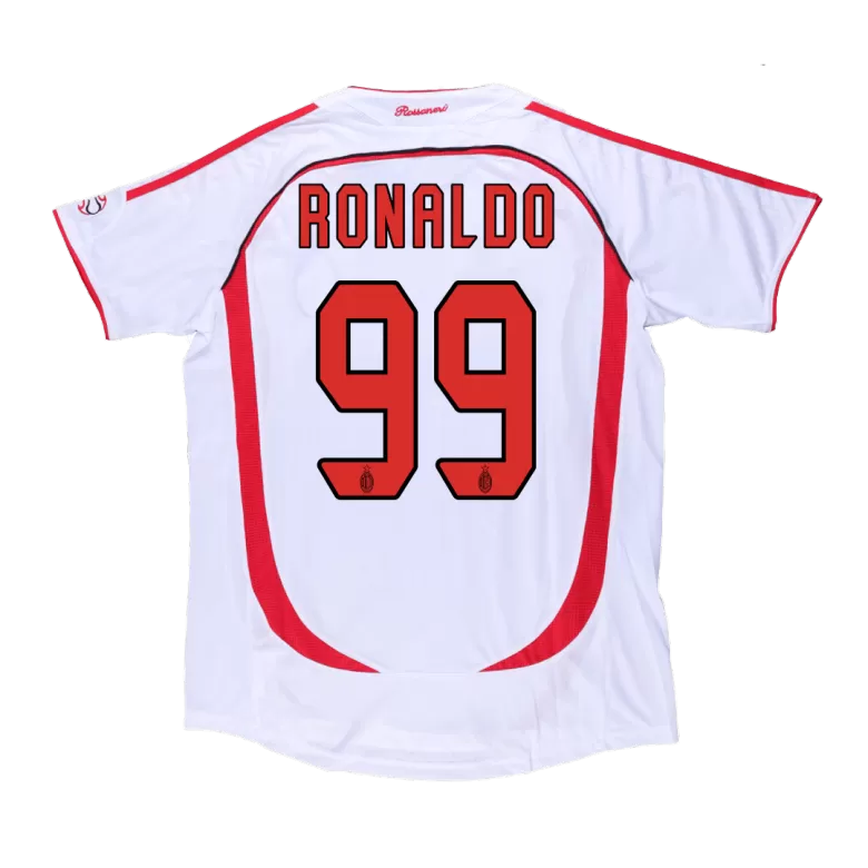 AC Milan RONALDO #99 Away Soccer Jersey Retro 2006/07 - gojersey