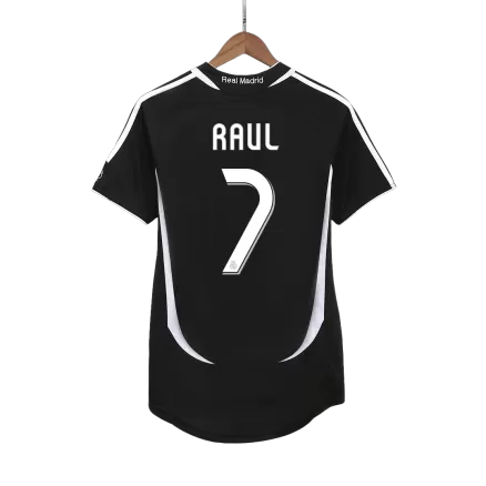 Real Madrid RAUL #7 Away Soccer Jersey Retro 2006/07 - gojersey