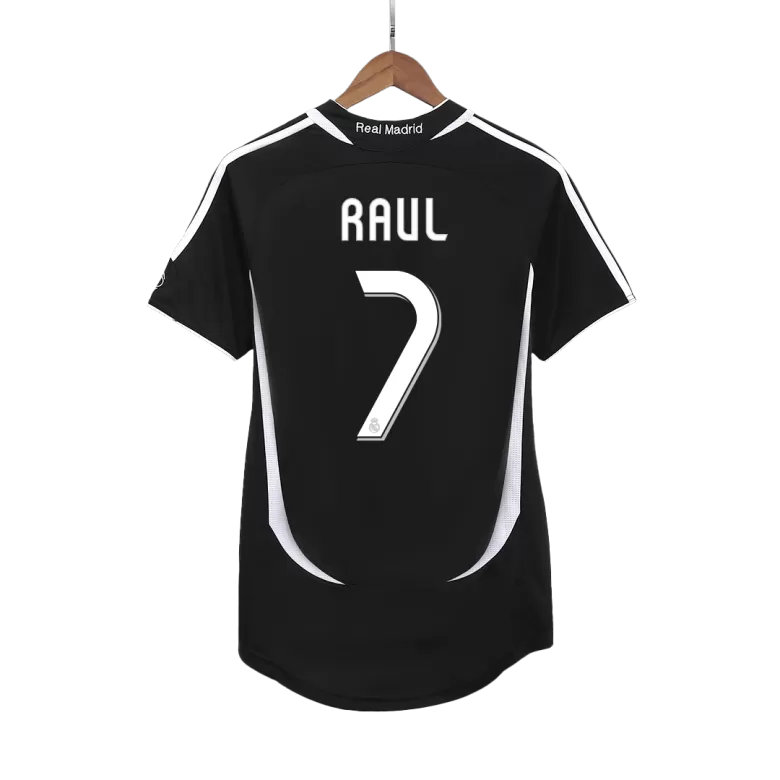 Real Madrid RAUL #7 Away Soccer Jersey Retro 2006/07 - gojersey