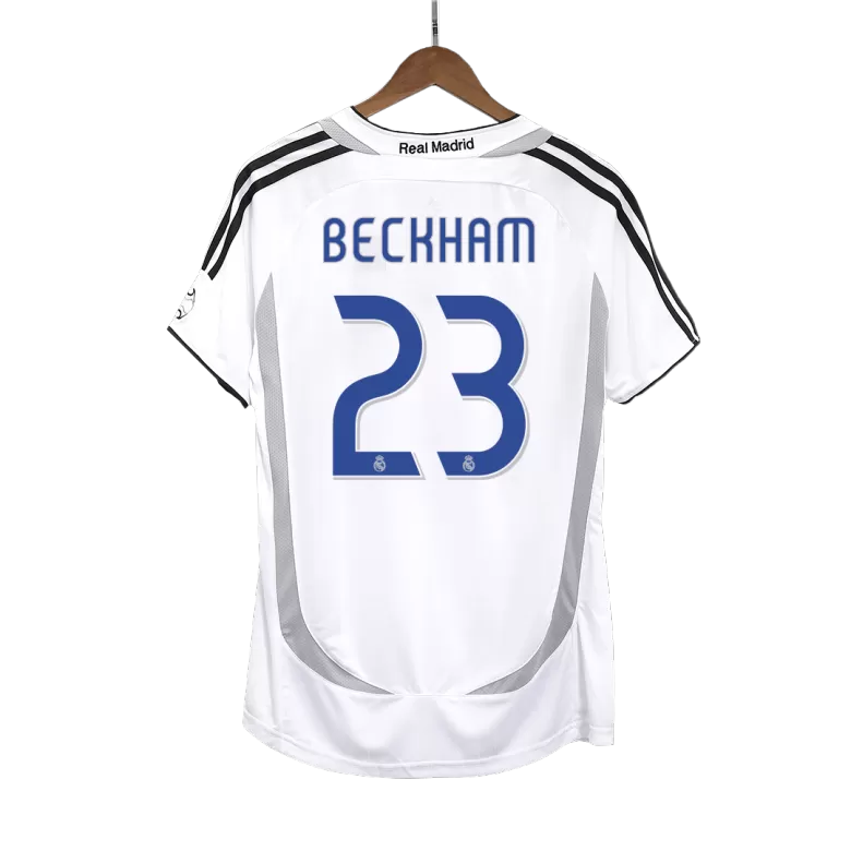 Real Madrid BECKHAM #23 Home Soccer Jersey Retro 2006/07 - gojersey