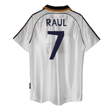 Real Madrid RAUL #7 Home Soccer Jersey Retro 1998/00 - gojersey