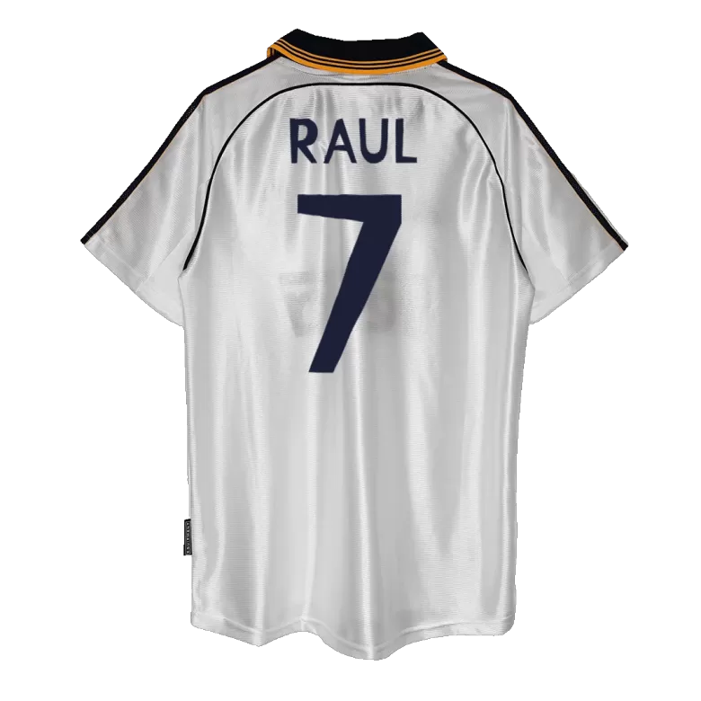 Real Madrid RAUL #7 Home Soccer Jersey Retro 1998/00 - gojersey