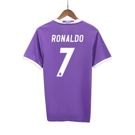 Real Madrid RONALDO #7 Away Soccer Jersey Retro 2016/17 - gojersey