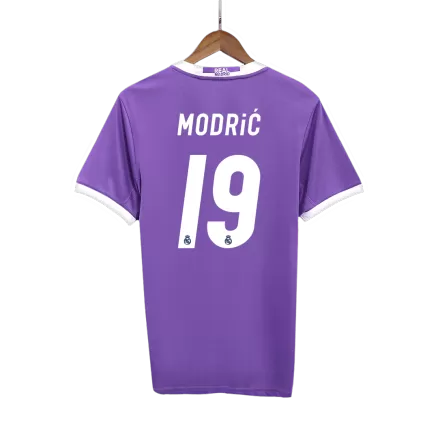 Real Madrid MODRIĆ #19 Away Soccer Jersey Retro 2016/17 - gojersey