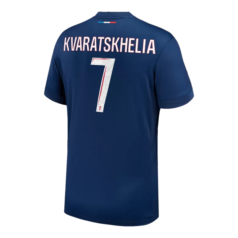 PSG KVARATSKHELIA #7 Home Soccer Jersey 2024/25 - gojersey