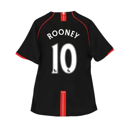 Manchester United ROONEY #10 Away Soccer Jersey Retro 2007/08 - gojersey