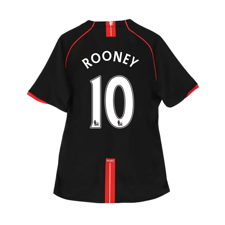 Manchester United ROONEY #10 Away Soccer Jersey Retro 2007/08 - gojersey