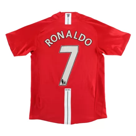 Manchester United RONALDO #7 Home Jersey Retro 2007/08 - gojersey