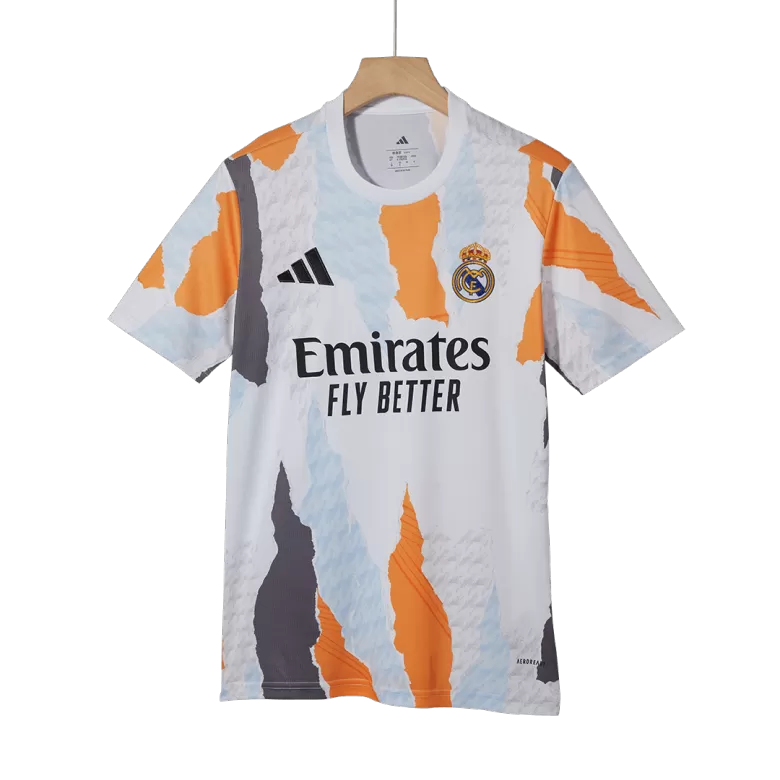 Real Madrid Pre-Match Training Soccer Jersey 2024/25 - White - gojersey